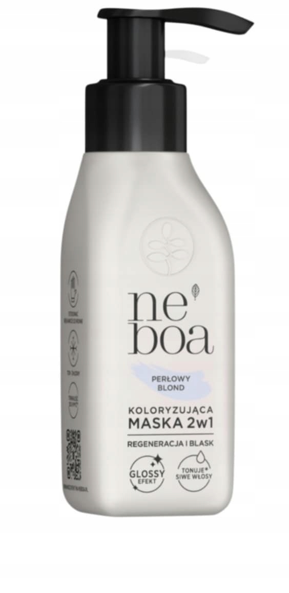 Neboa Barvicí maska na vlasy 2v1 Světlý perleťový blond 100 ml