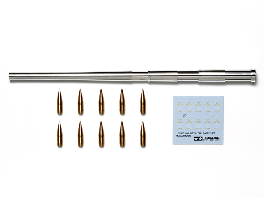 Tamiya 12670 M40 Metal Barrel Detail-up Měřítko 1/35 Novinka