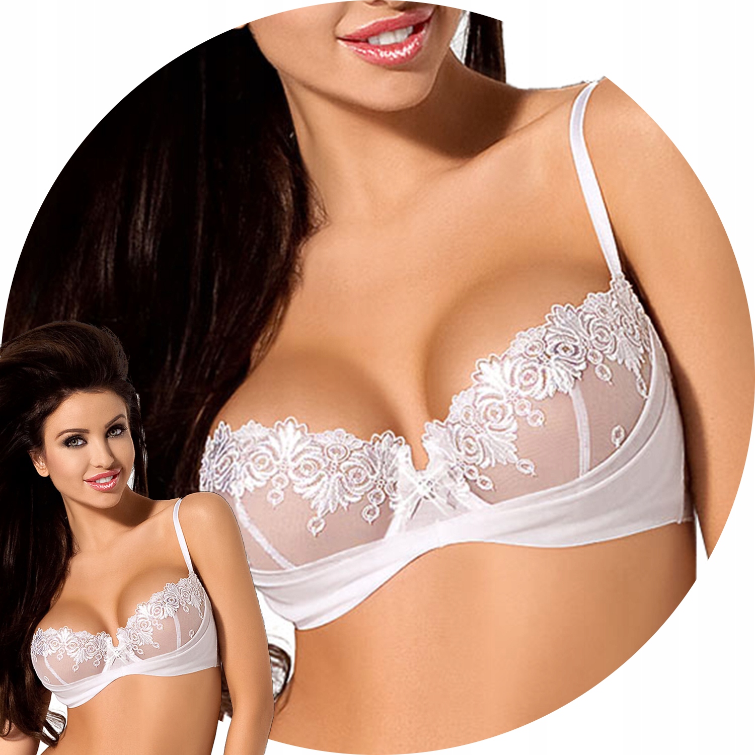 Axami V-5171 Primrose Podprsenka balkonetka bílá 70C