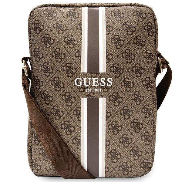 Guess Taška GUTB10P4RPSW 10" hnědá/brwon 4G Stripes Tablet Bag