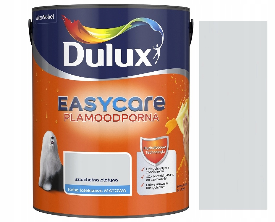 

Dulux Farba Easycare Szlachetna Platyna 5L