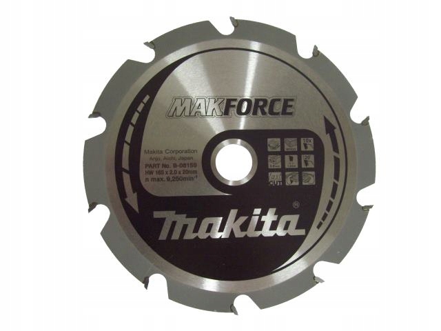Makita Makforce Piła tarczowa do drewna 190x30mm 12 zębów B-08224