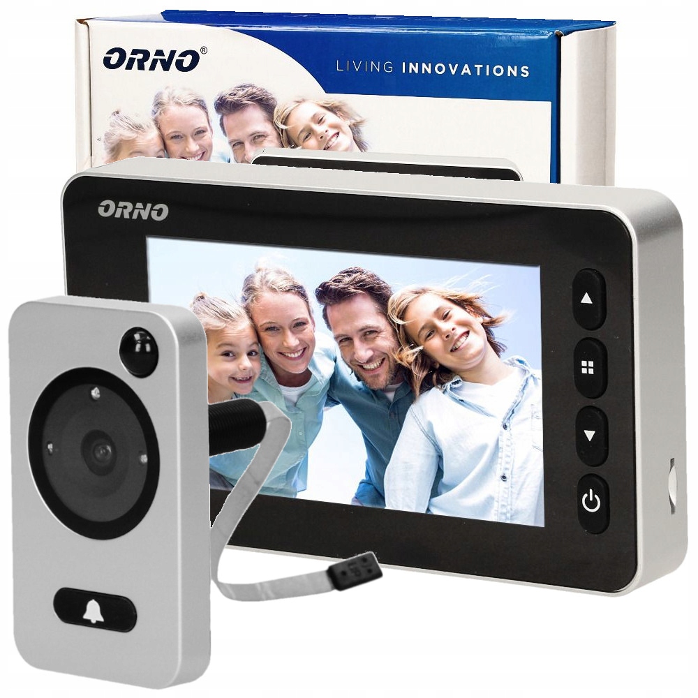 ELEKTRONICZNY WIZJER KAMERA DO DRZWI CZUJNIK RUCHU FUNKCJA NAGRYWANIA 4,3