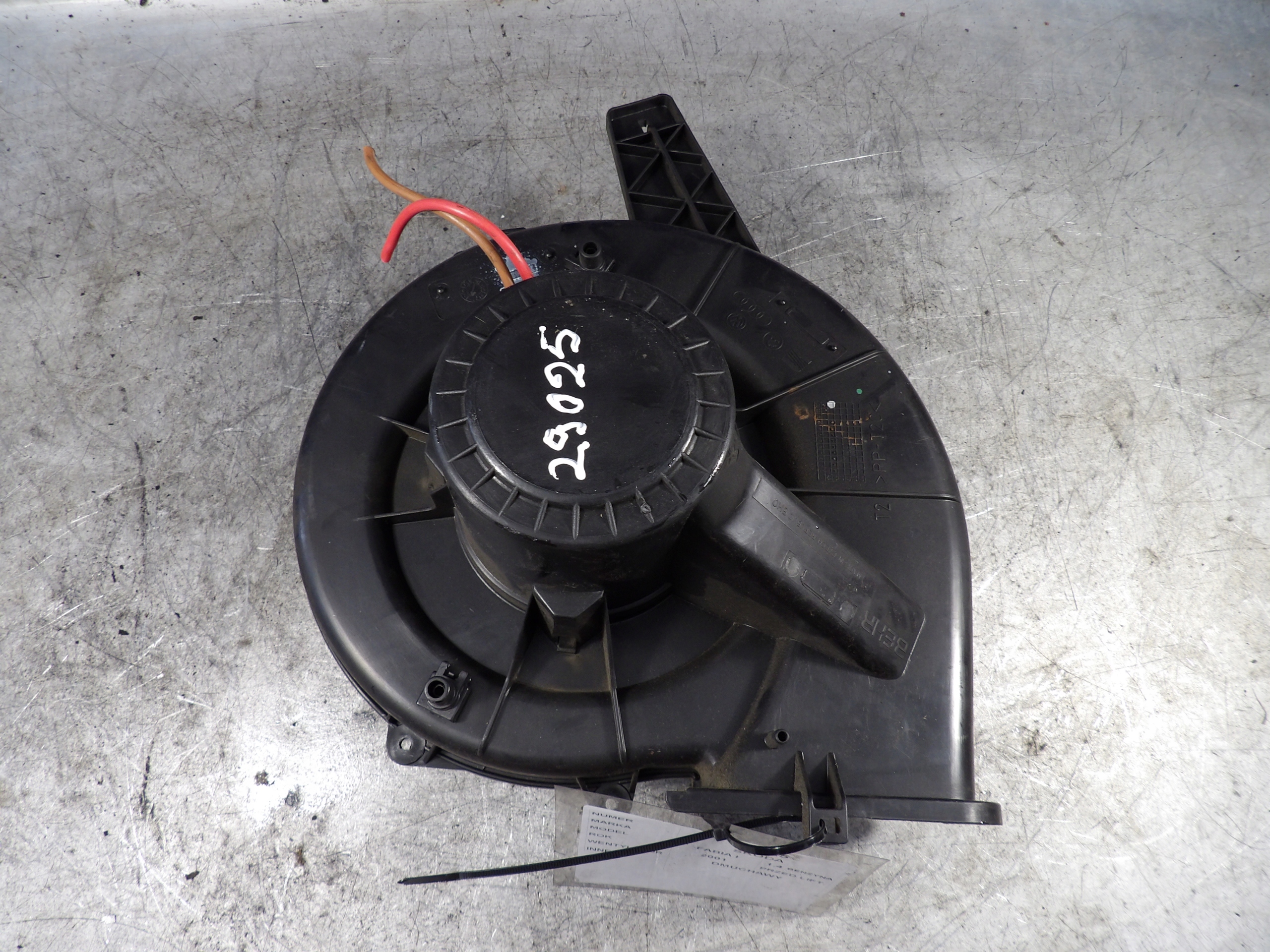 Skoda Fabia e VENTOLA di riscaldamento 6Q1819015B 78542