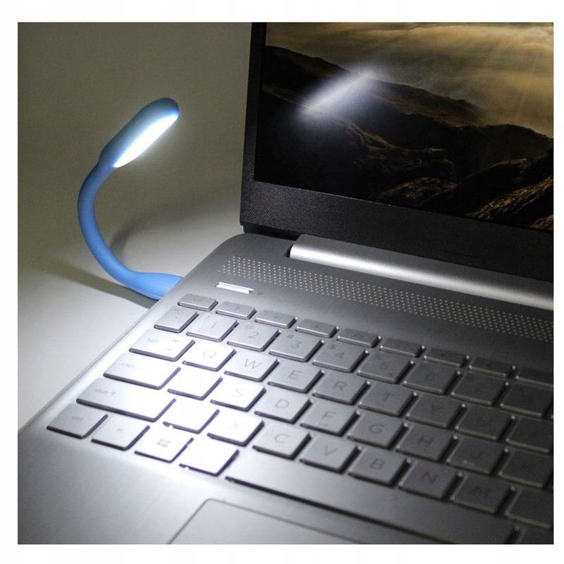 Lampka LED USB mała do Laptopa Mocna Giętka j. nie Stan opakowania oryginalne