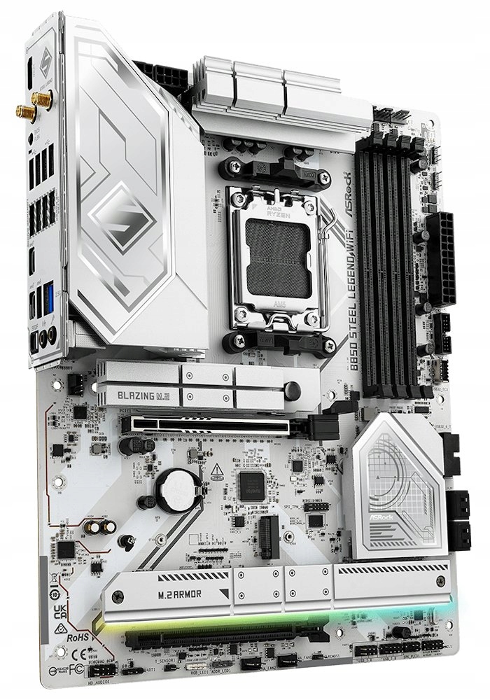 ASRock B850 Steel Legend WiFi Amd B850 AM5 4x DDR5 DIMM 4x M.2 Hd