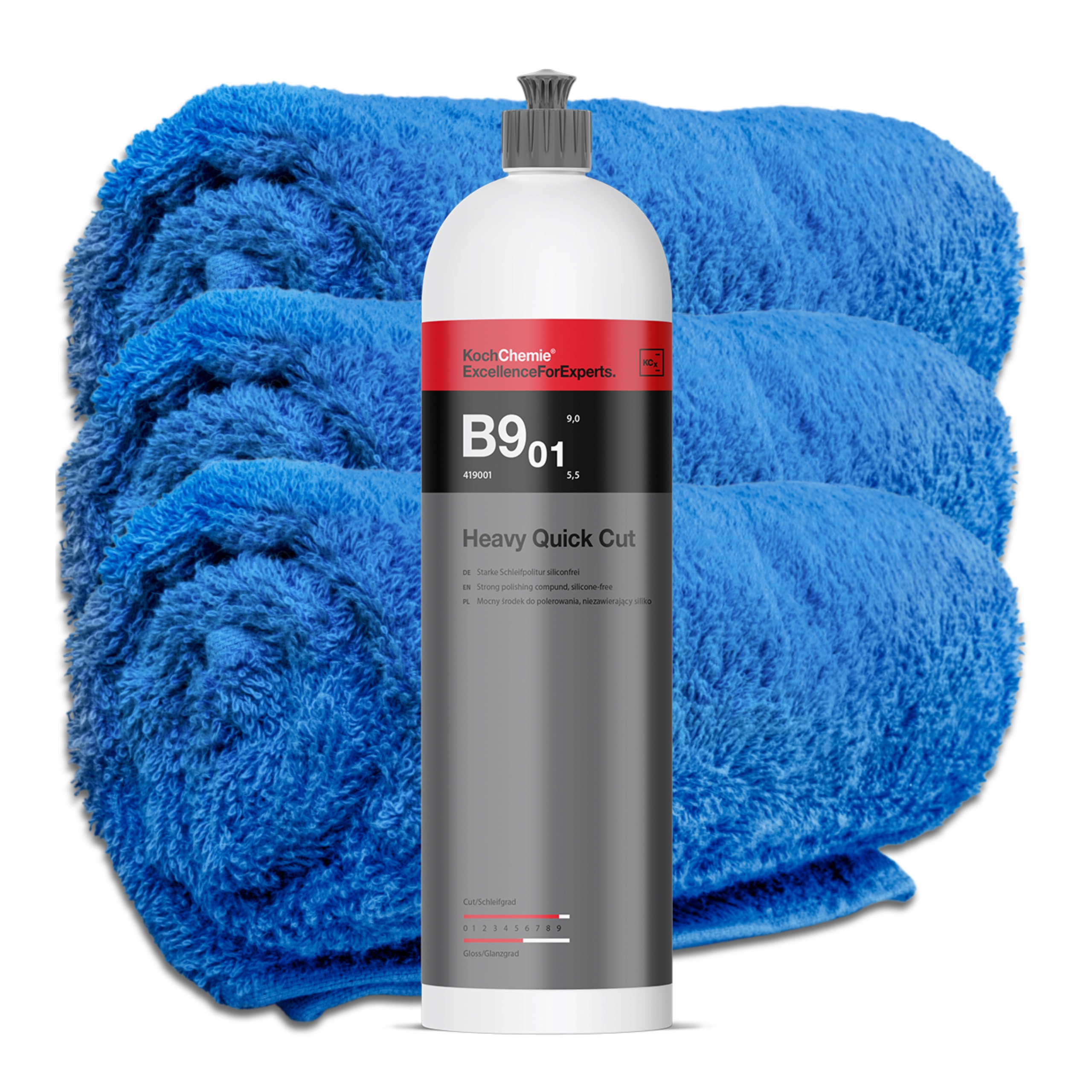 Koch Chemie Heavy Quick Cut B9.01 pasta do polerowania lakieru na aucie 1L