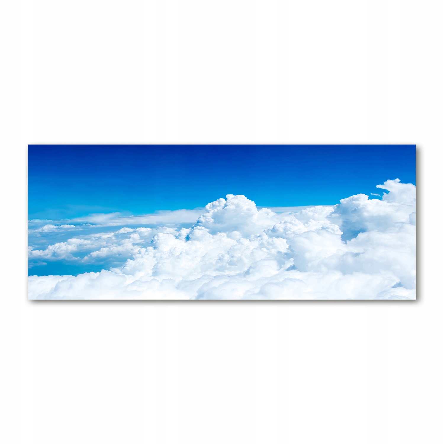 

Foto obraz szkło akryl Chmury z lotu ptaka 125x50