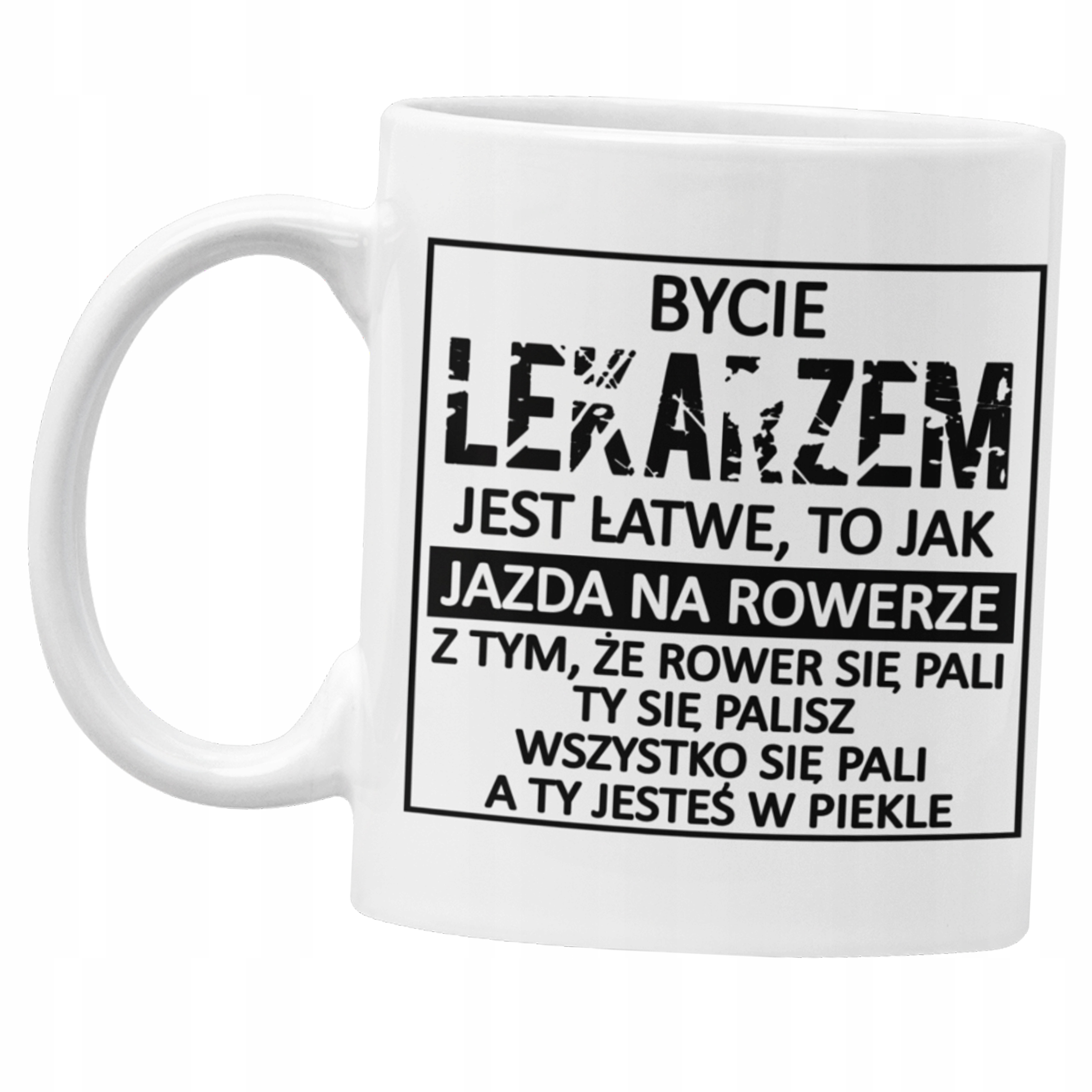 

Śmieszny kubek Lekarz dla lekarza doktora