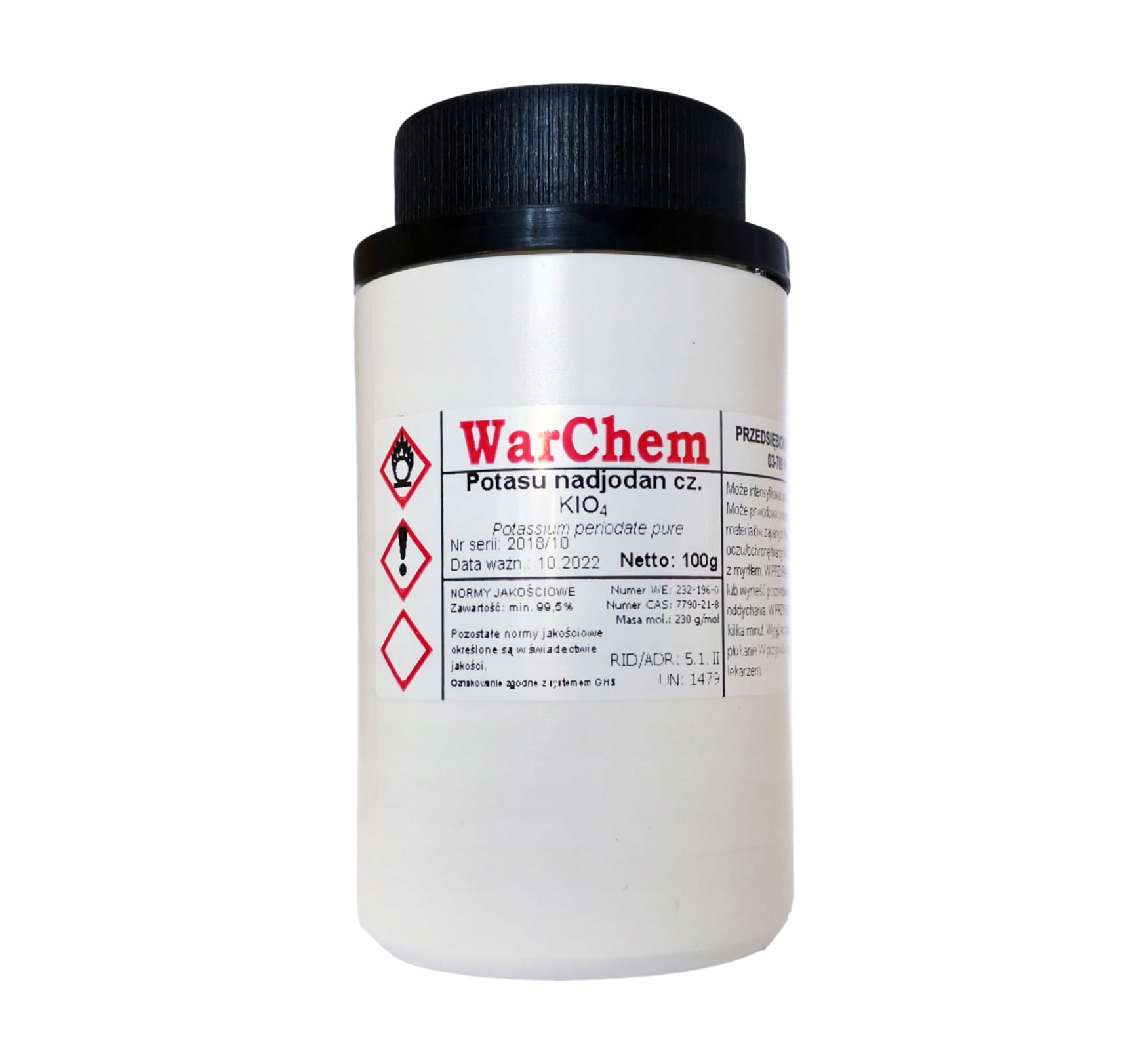 Nadjodan Potasu czysty 100g