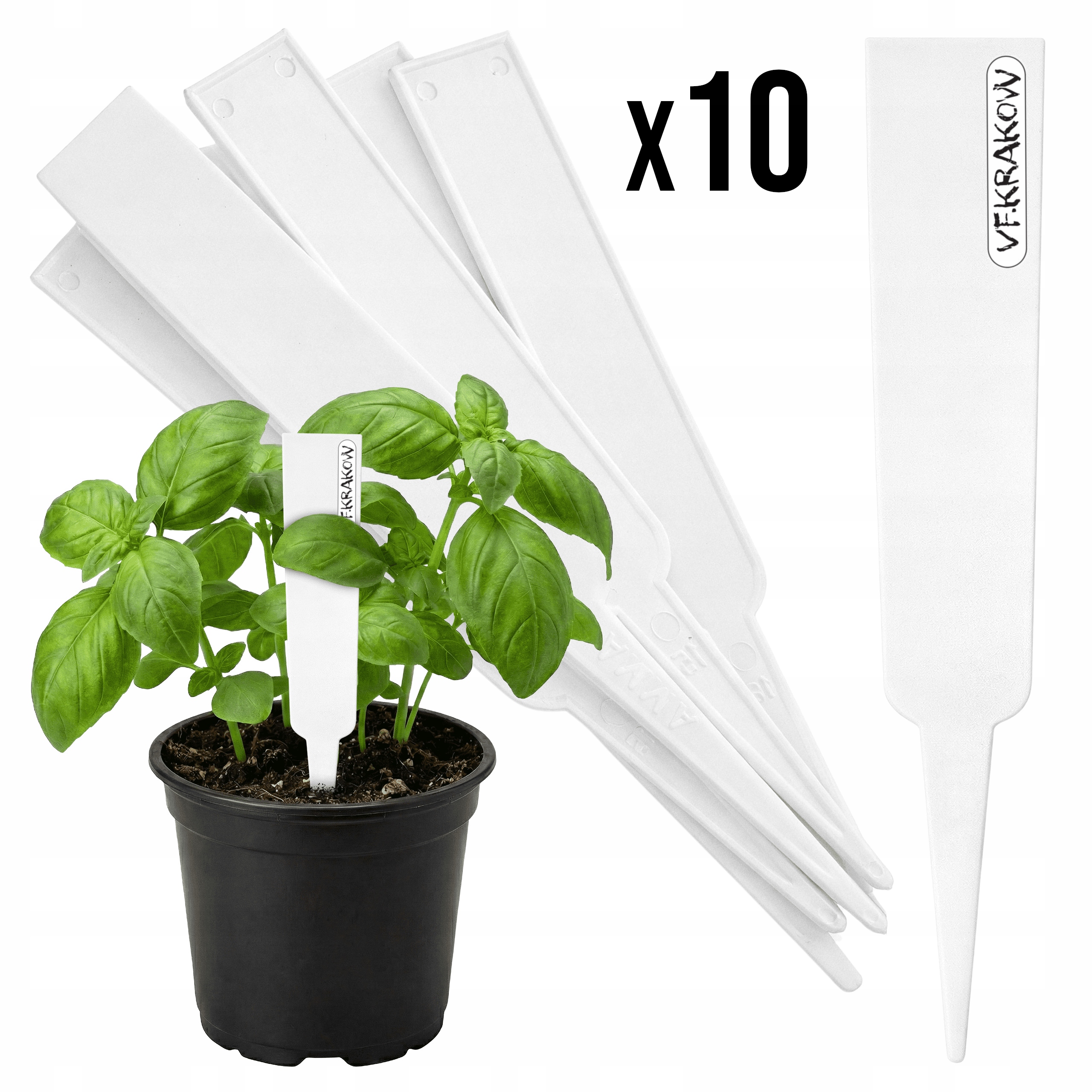 10x TABLICZKA DO OPISYWANIA ROŚLIN, PIONOWA (etykieta, znacznik do ogrodu)