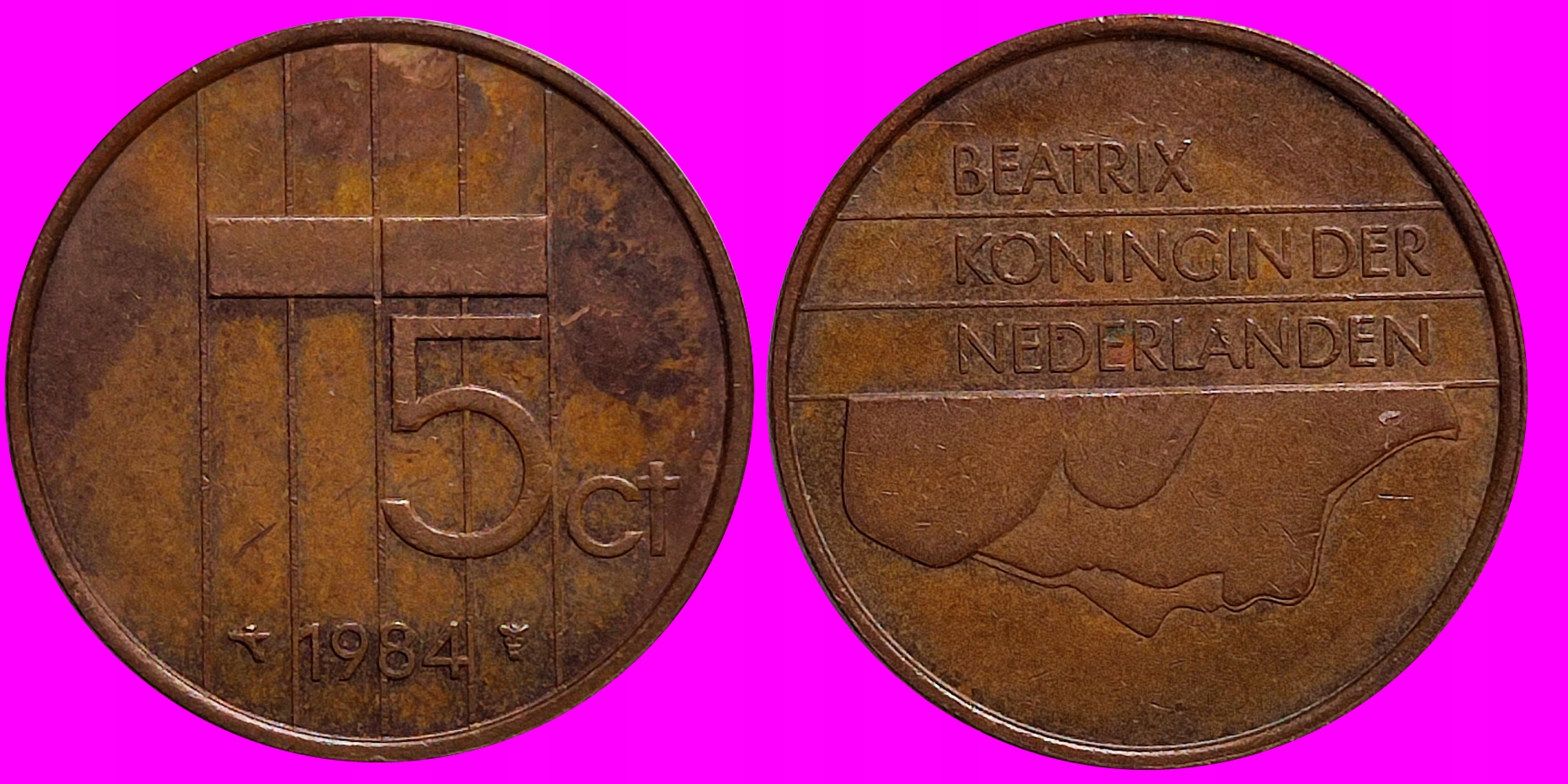 Holandia 5 centów 1984 r L130