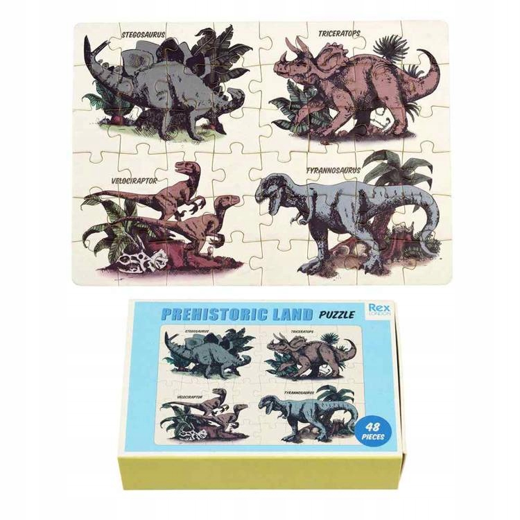 

Rex London: mini puzzle Dinozaury 48 elementów