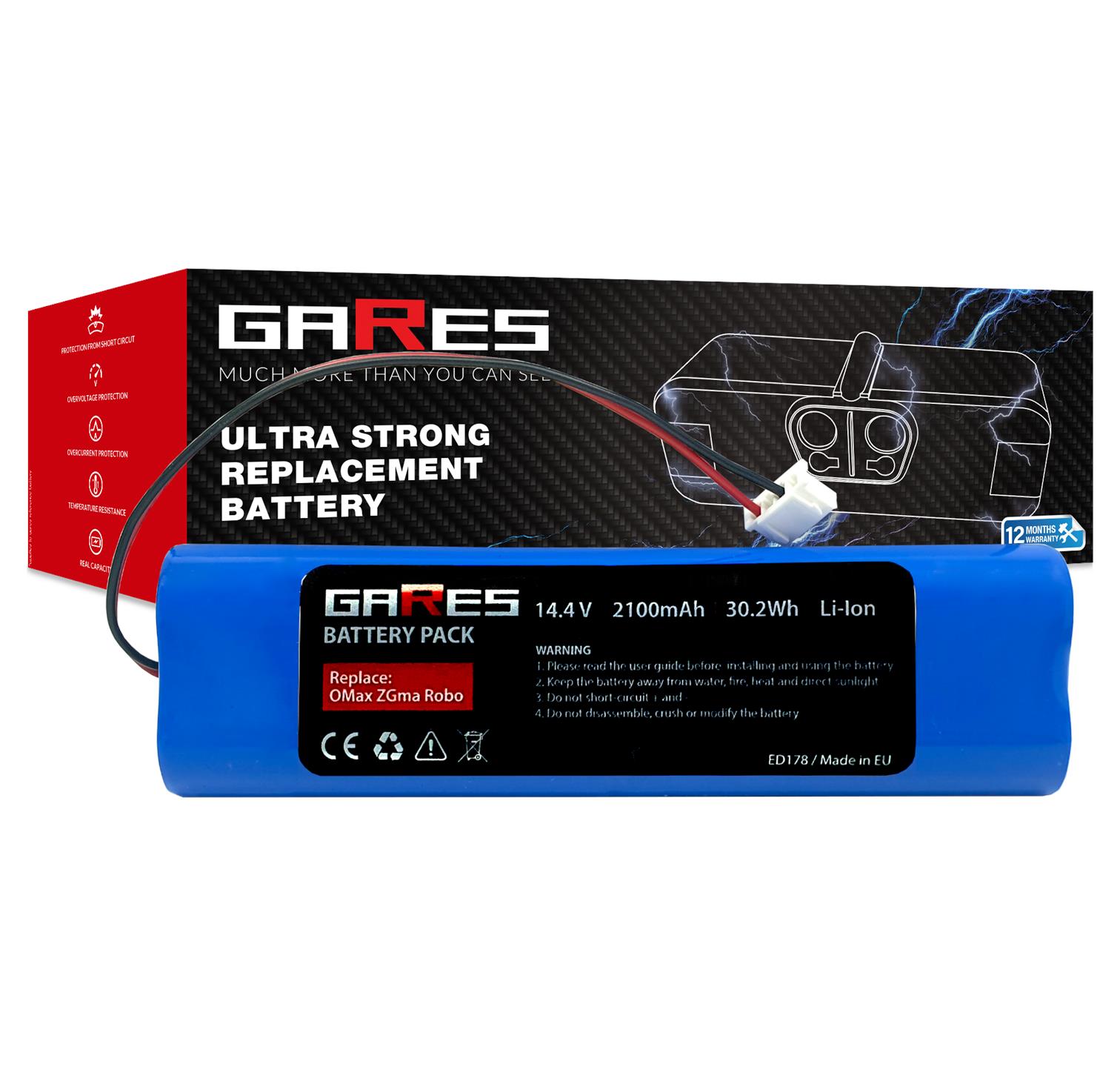 Baterie Akumulátor pro Overmax Aspiri Zeegma Zonder Robo 14,4V 2,1Ah Li-Ion