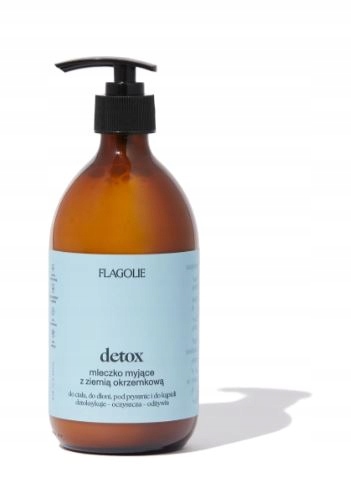 Flagolie Tělové mléko Sprchový gel Detox s křemelinovou zeminou 500 ml