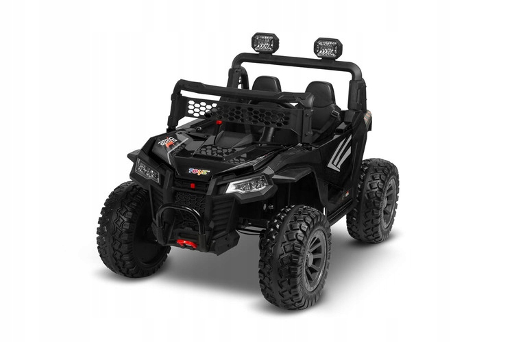 Samochód terenowy na akumulator Blaze Black 4x45W 12V dla 2 dzieci