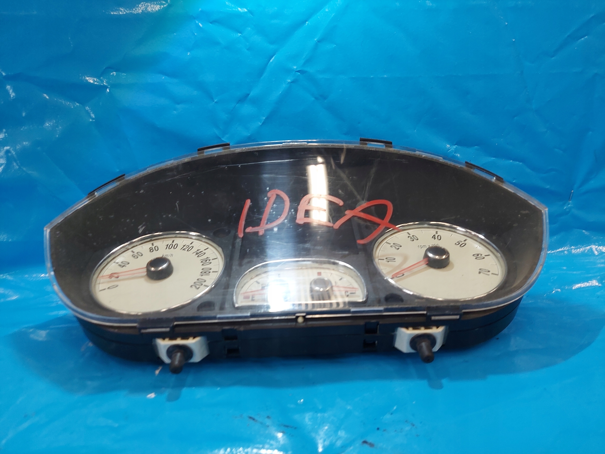 dials clock FIAT IDEA petrol