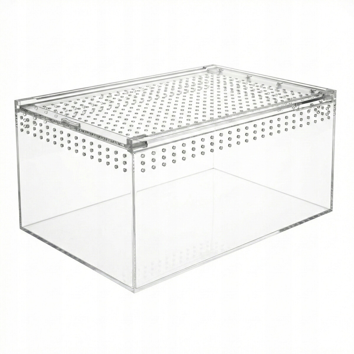 Terrarium akrylowe 30x20x15cm zamykane na magnes dla pająków i skorpionów