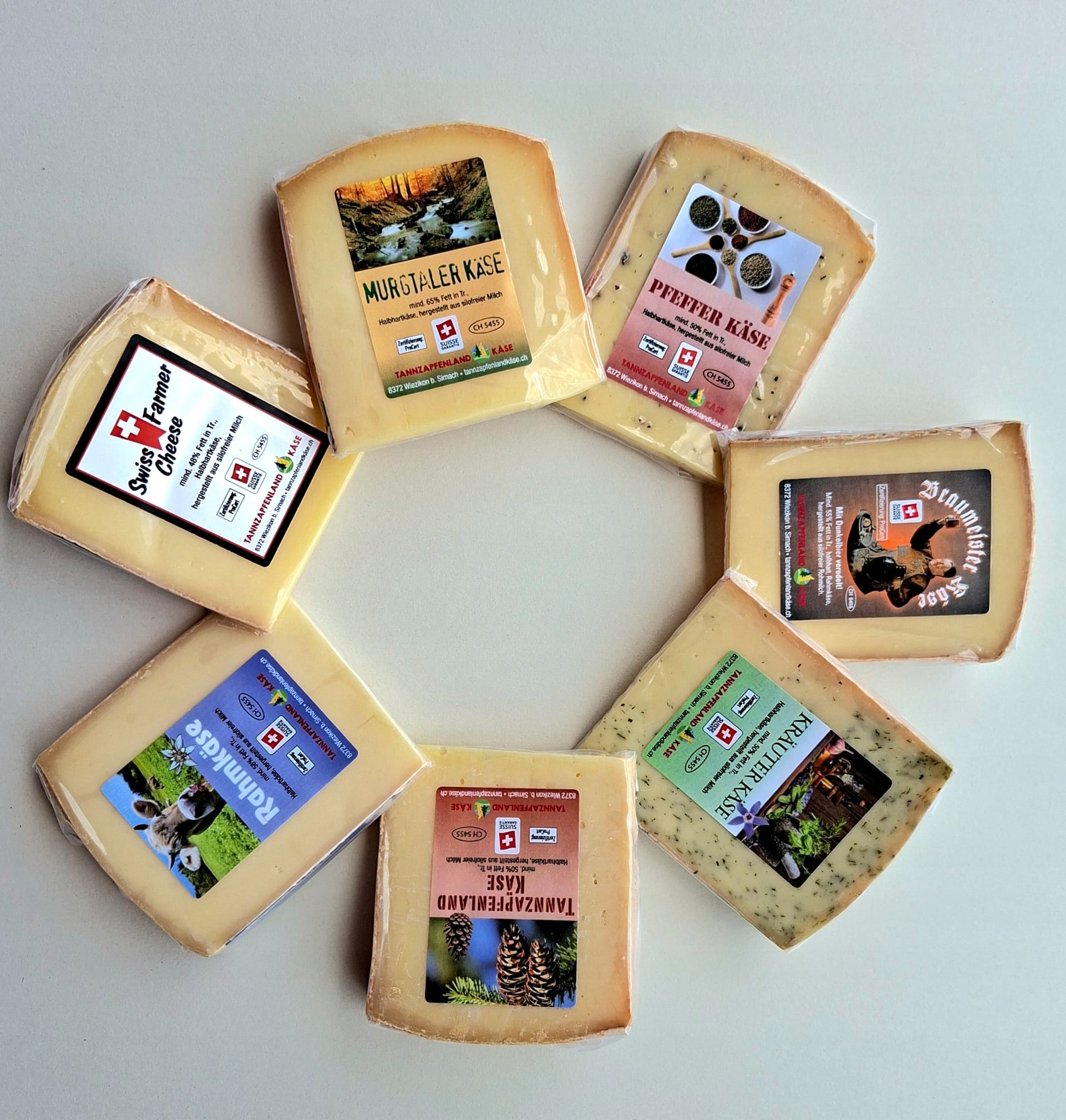 Levně Degustační Sada Švýcarských Sýrů (na sýrové prkénko) 1 kg/č.