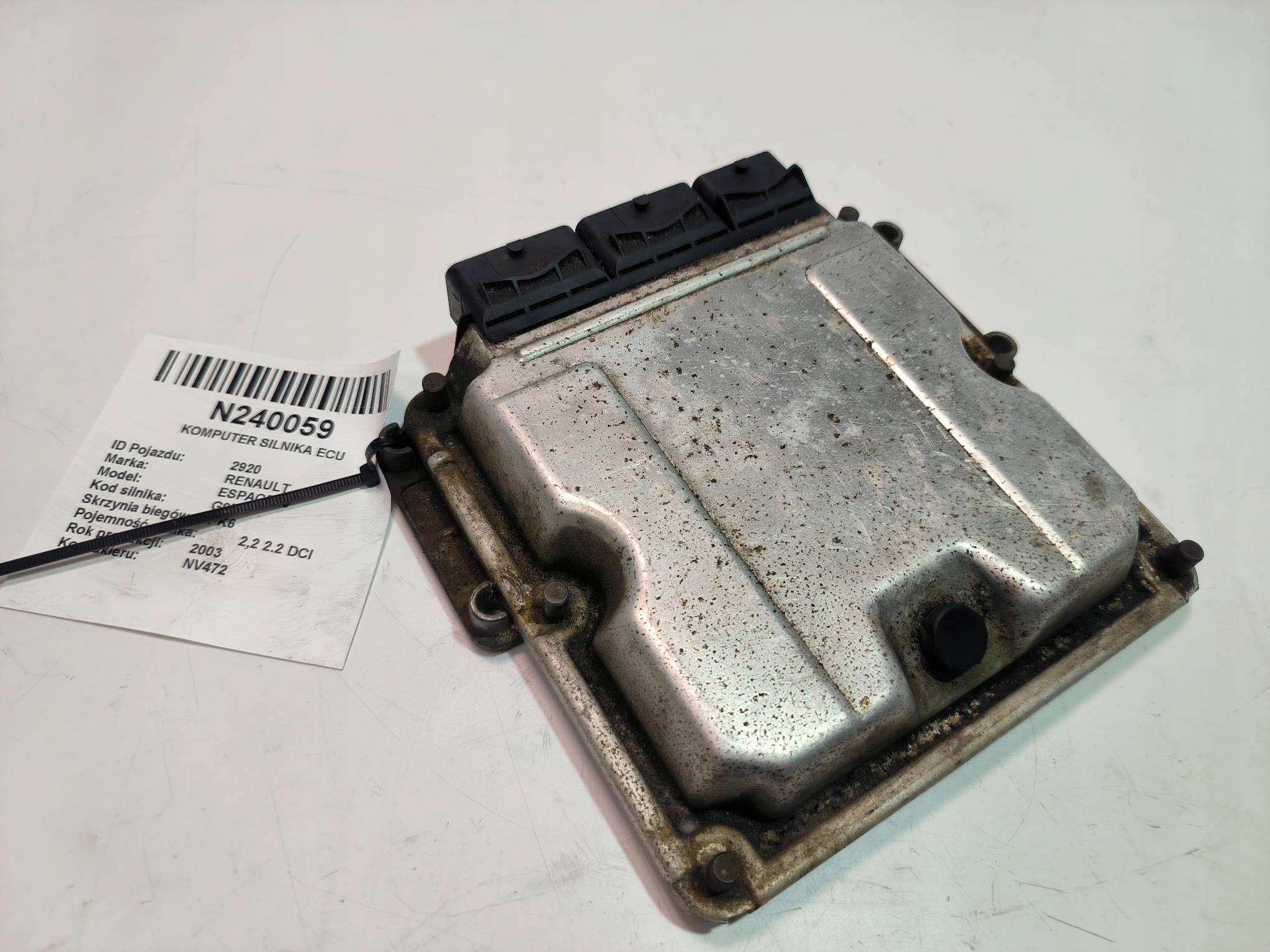 computer Motore ECU 0281011325 RENAULT ESPACE IV