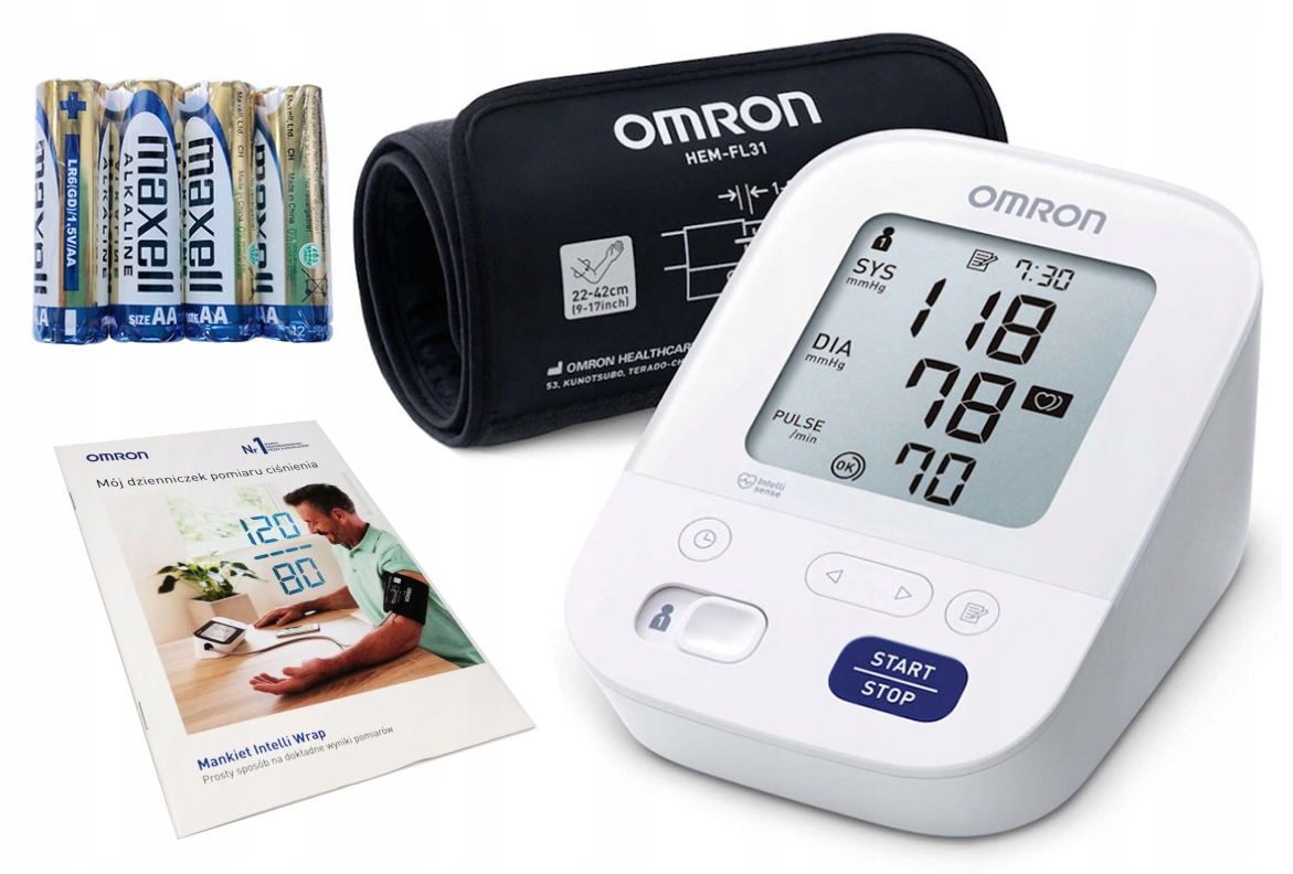 

Omron M3 Comfort Ciśnieniomierz naramienny Automat