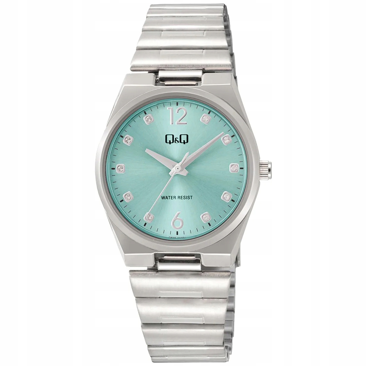 Dámské hodinky Qq Q84B-002P Zirkony stříbrné