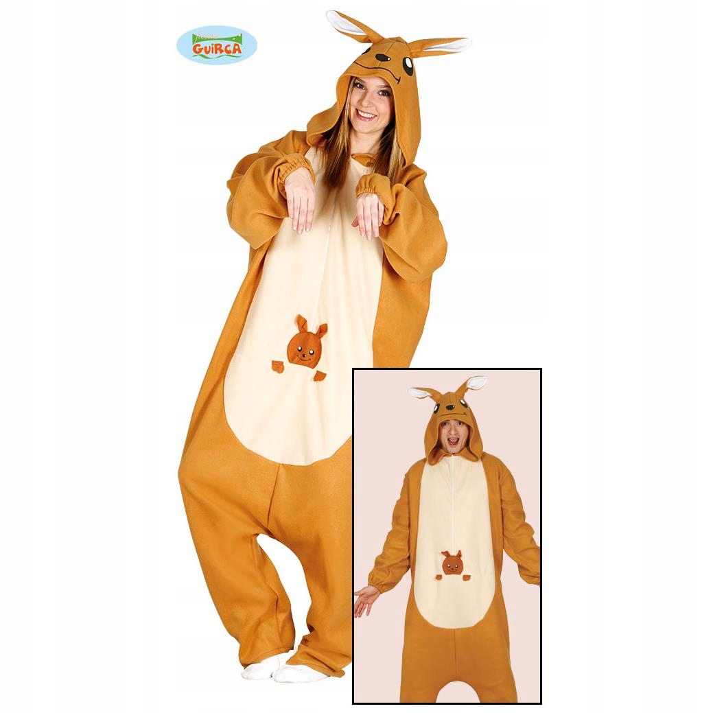 Kostým Pro Dospělé Pyžamo Klokan Vel. M