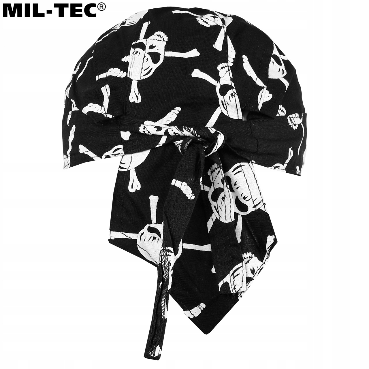 CHUSTA BANDANA BANDAMA CZASZKI SKULLS CZARNA Kolekcja TURYSTYKA,OUTDOOR