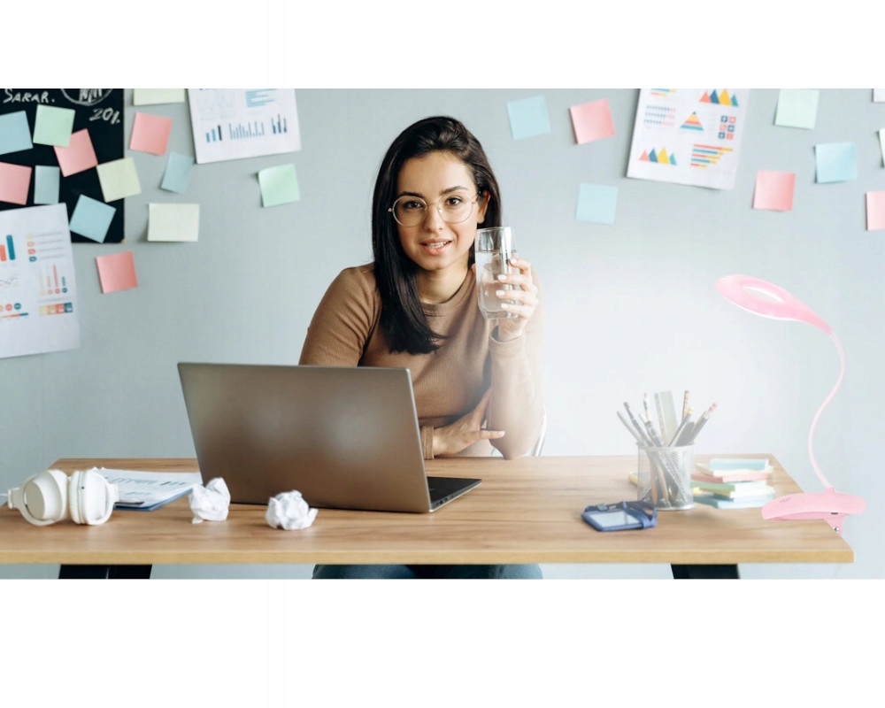 LAMPKA LED KLIPS PRZYPINANA PRZENOŚNA USB+KABEL Zasilanie akumulatorowe sieciowe