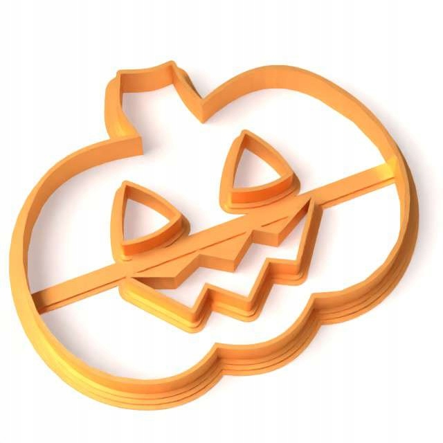 FOREMKA do ciast HALLOWEEN oranż DYNIA klasik WYKROJNIK