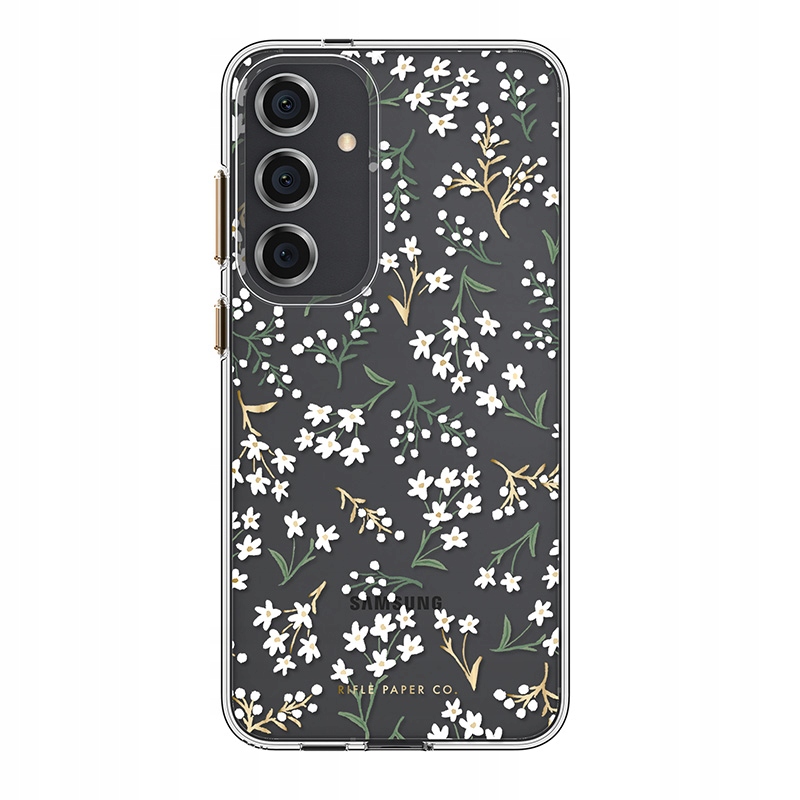 Rifle Paper Clear Pouzdro Samsung Galaxy S24+ (Petite Fleurs)