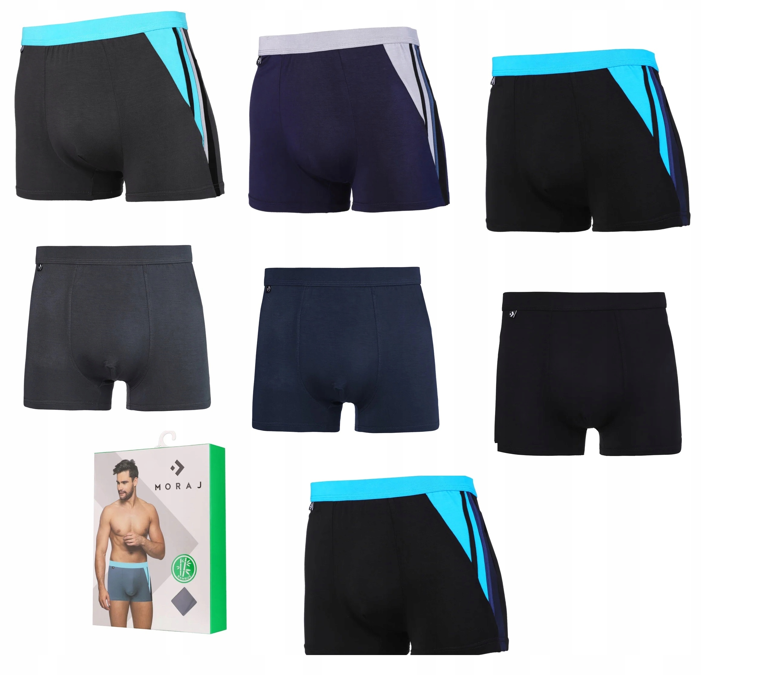 Moraj Pánské bambusové Boxerky 7 ks M