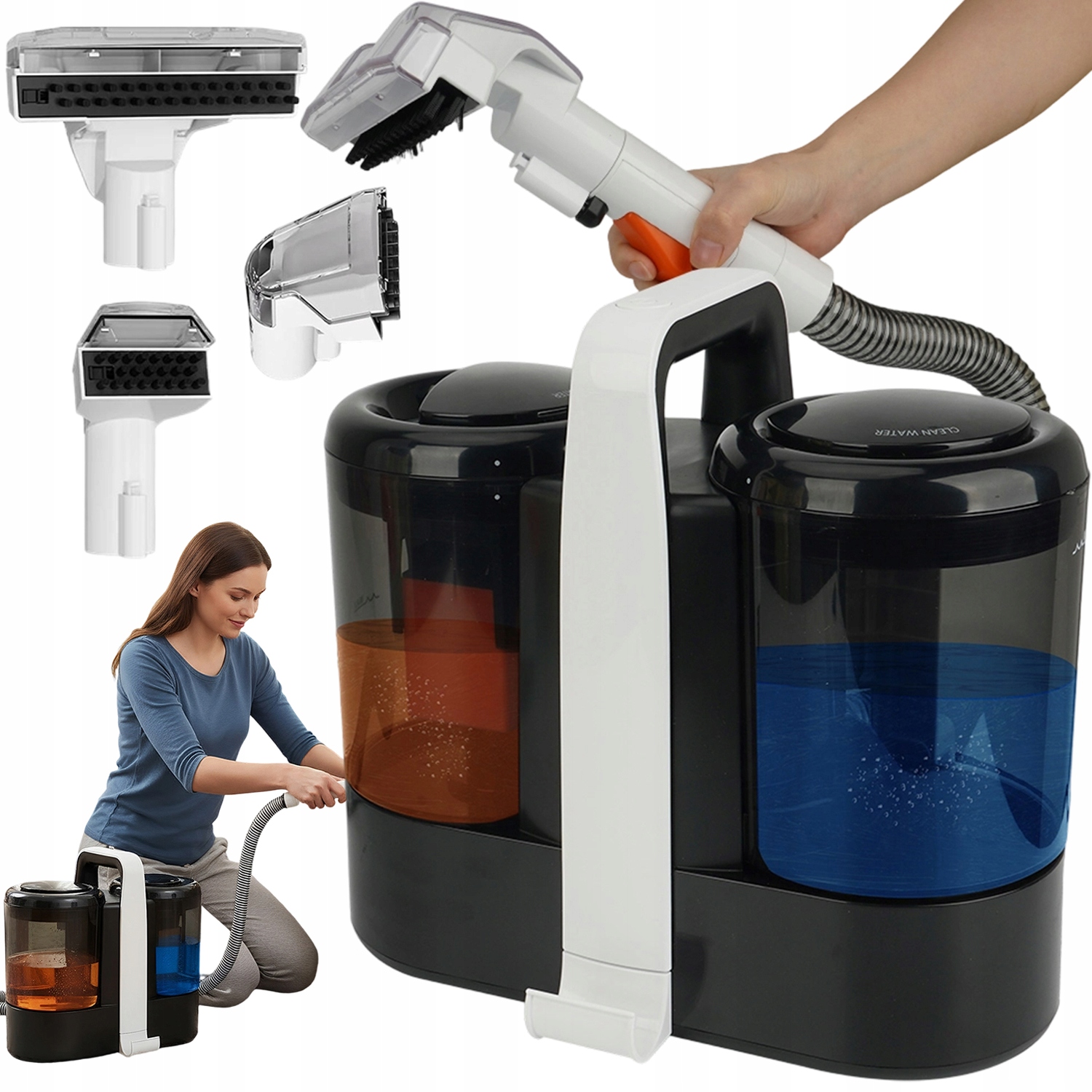 Silný Vysavač Čištění Koberců Mokré A Suché Čalounění 600 W