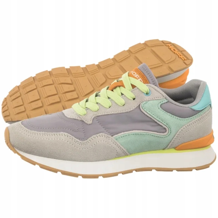 Semišové boty Dámské tenisky Hoff City Dopamine Grey 12602012 Šedé