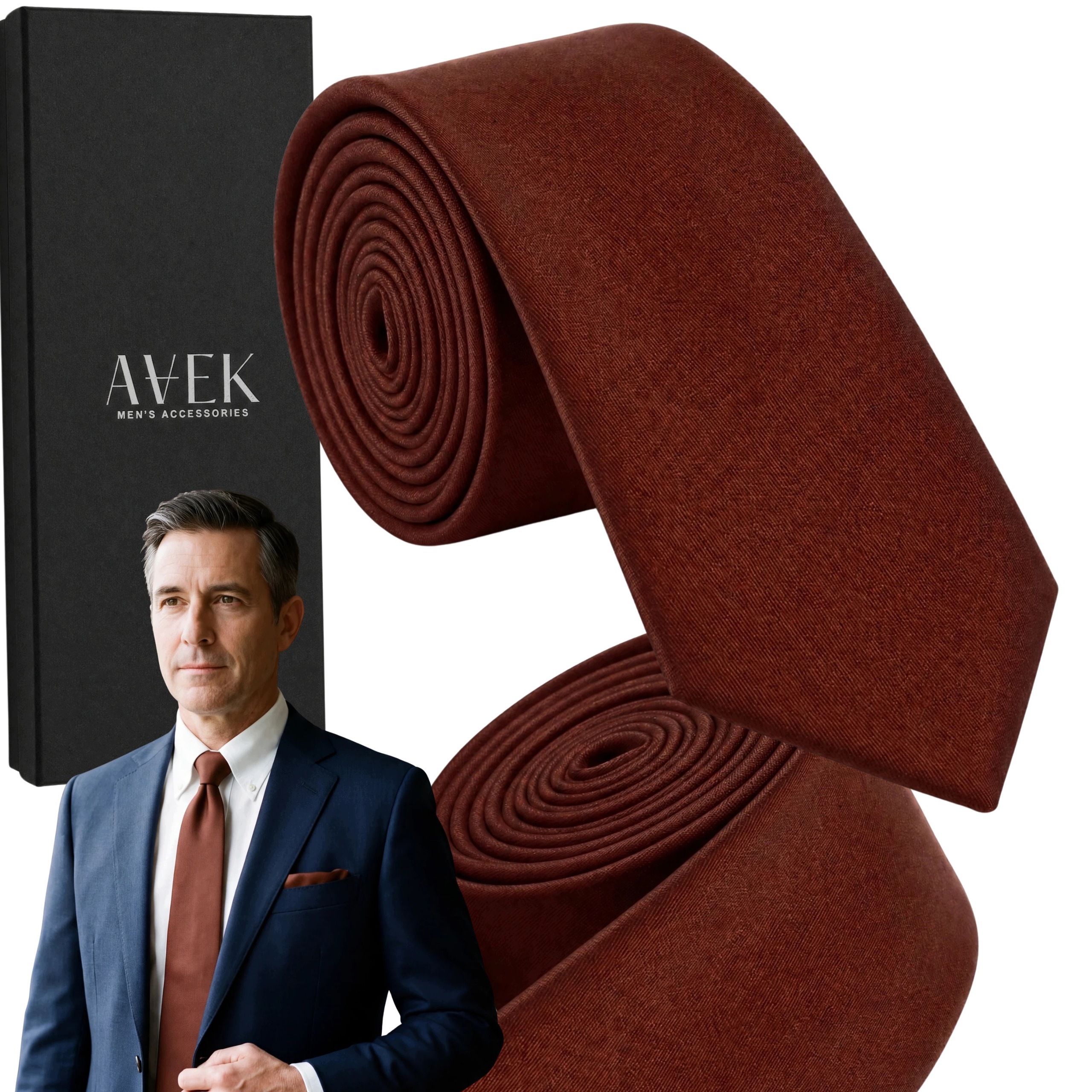 Pánská Hedvábná Kravata Hladká Vínová Úzká 6 CM K Obleku Elegantní