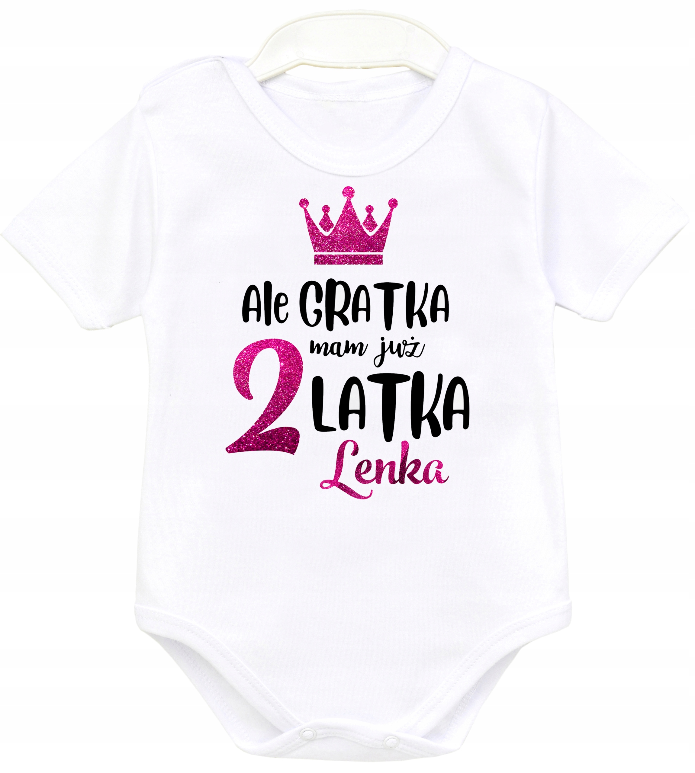 

Body kr rękaw Urodziny Ale gratka mam 2 latka r 92