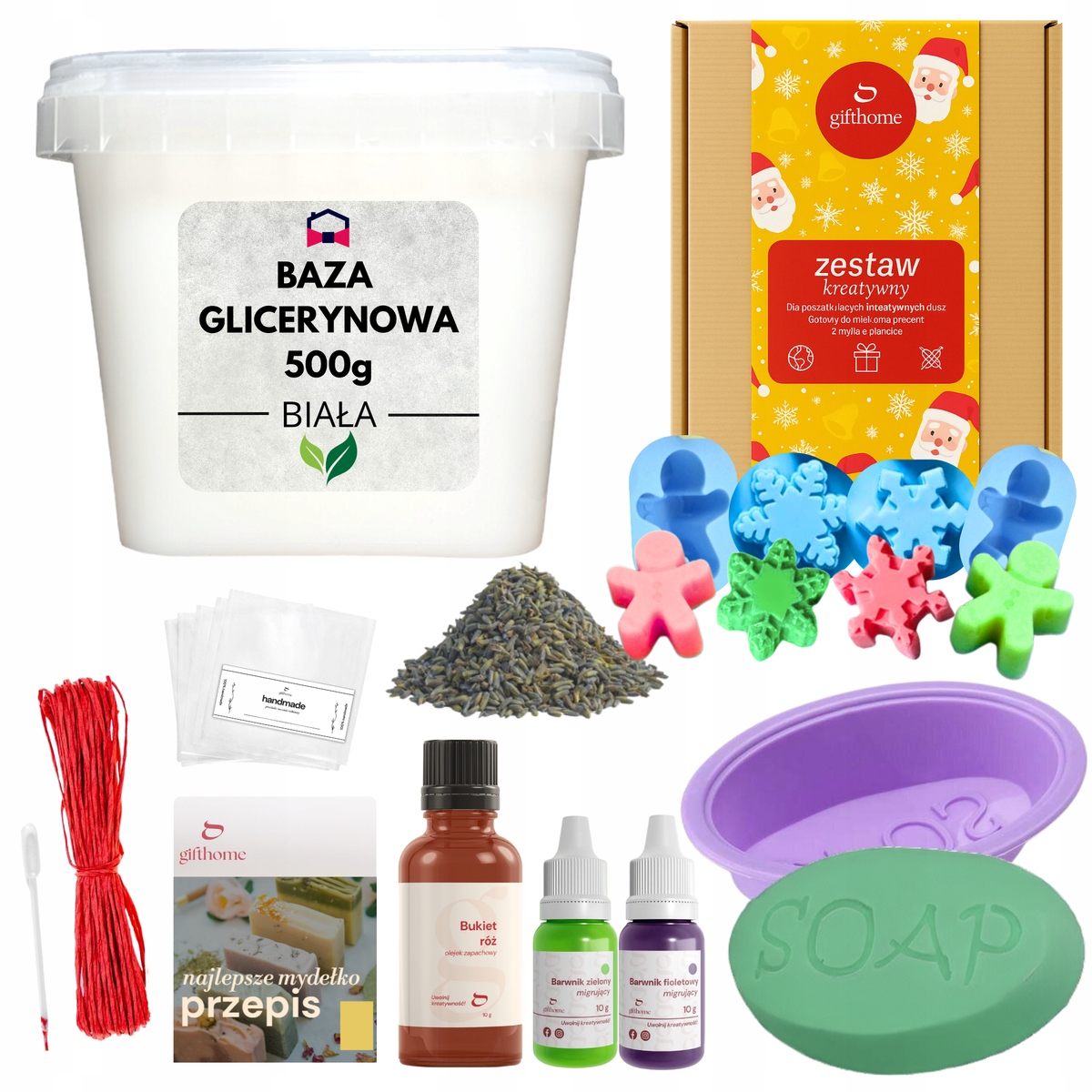 Sada na výrobu mýdel pro děti i dospělé dárek pod vánoční stromeček Diy