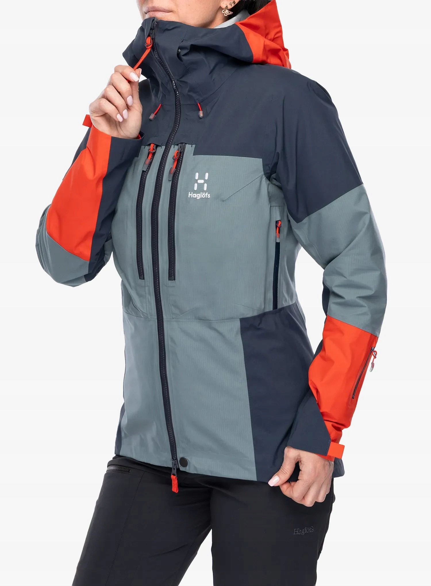 Kurtka z membraną damska Haglofs Spitz Gtx Pro Jacket s. blue Xs