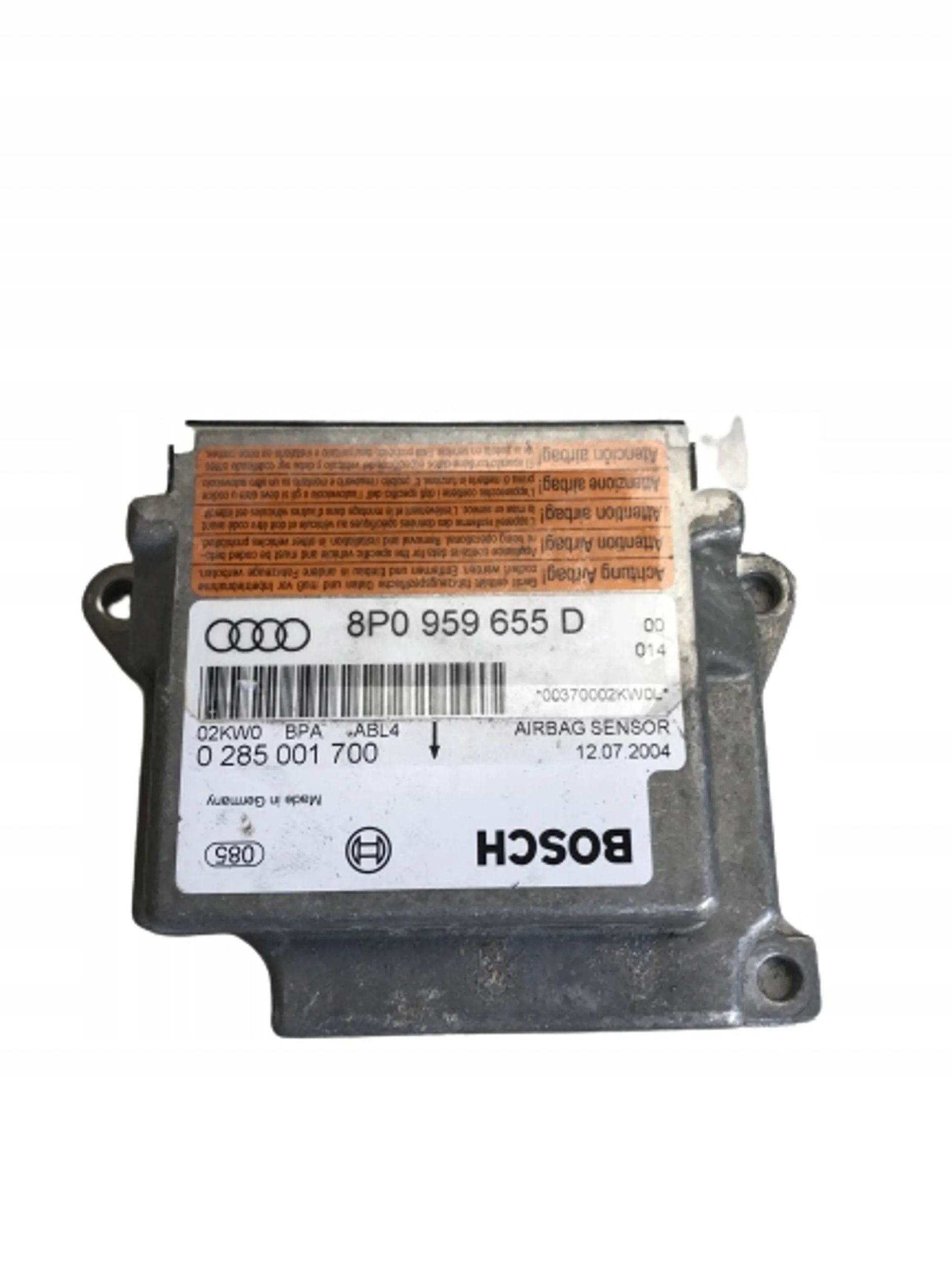 SENSOR Module Airbag Airbag AUDI A3 8P0959655D