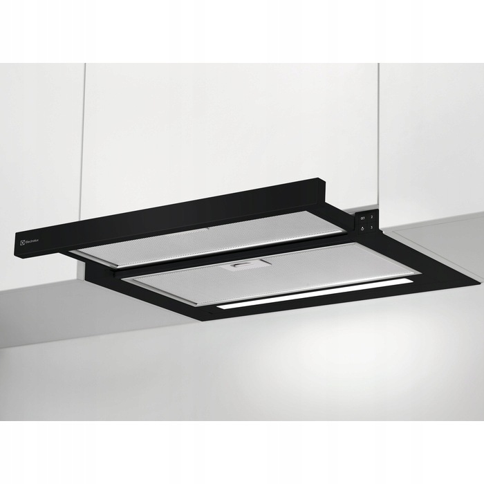 Okap teleskopowy Electrolux DAL6036SW 60cm Led 610m³/h Czarny