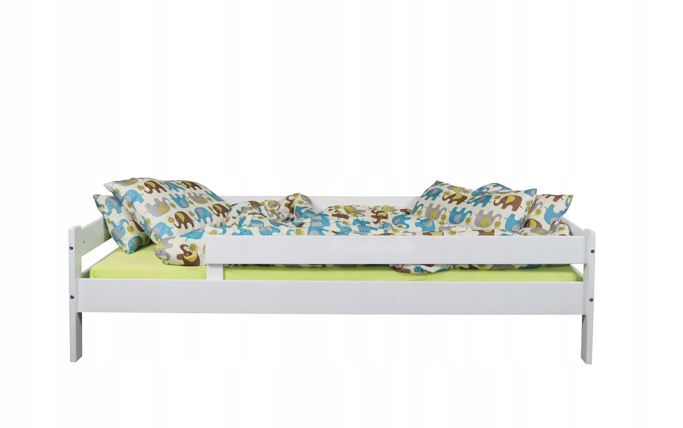 SAMI łóżko drewniane SOSNA 90x200 z barierką Typ łóżko pojedyncze