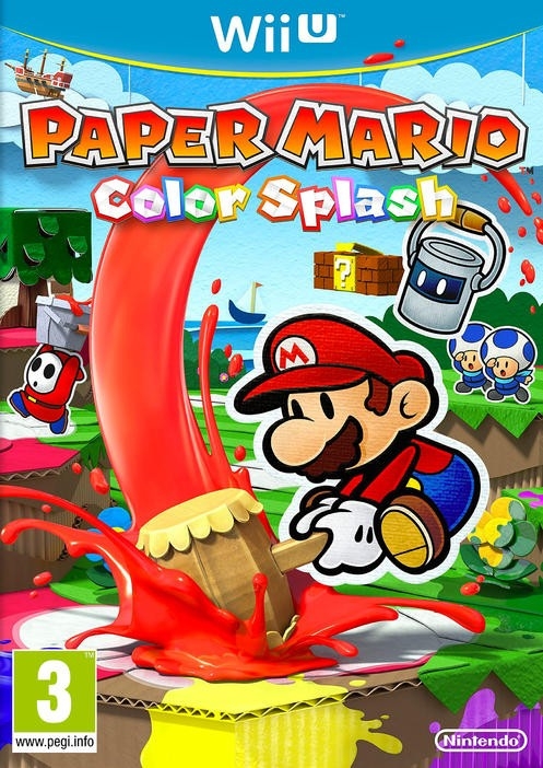 Paper Mario Color Splash - NOWA! - Nintendo Wii U WiiU Nintendo Wii U pudełkowa