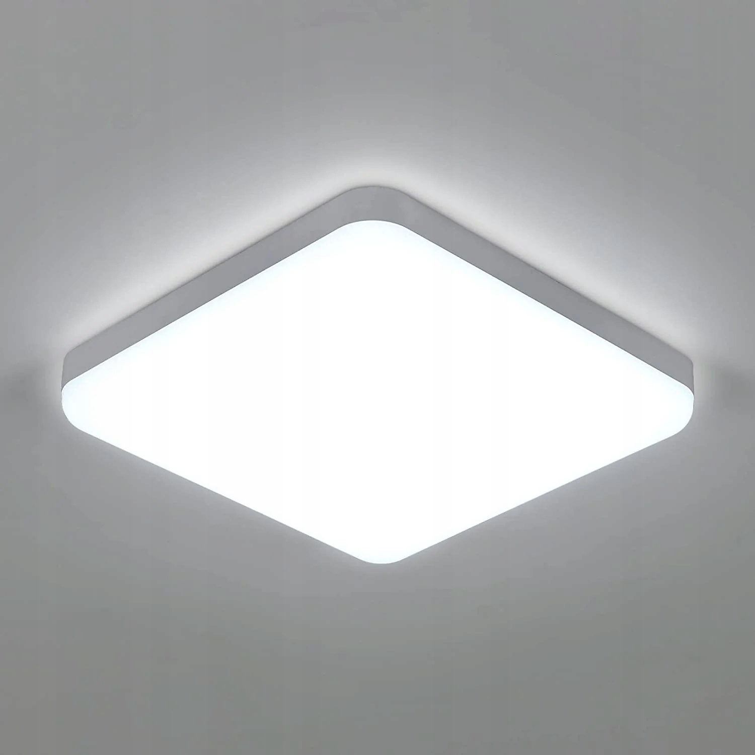 Lampa Łazienkowa Sufitowa Lampa Plafon Led Biały Nowoczesna 6000K IP44