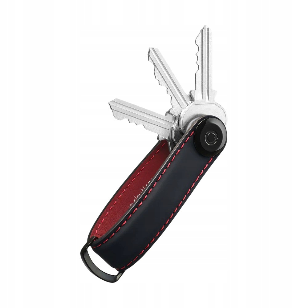 OrbitKey Organizer Pouzdro na klíče z matné kůže, Ember
