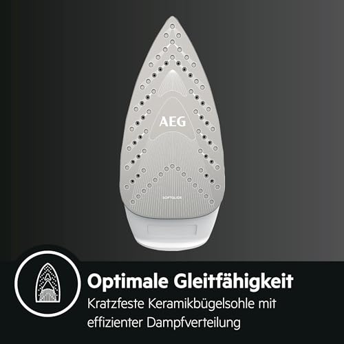 AEG Żelazko 2400W 110g Para Ceramiczna Stopa 250ml Zielone — miniatura 4