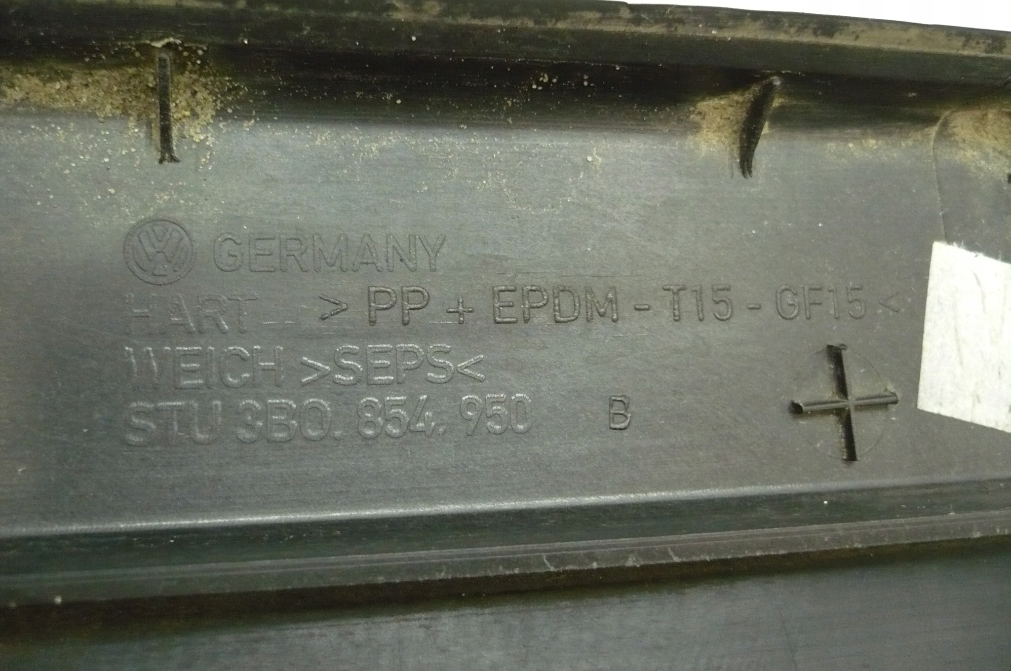 VW PASSAT B5 97- moulding door right front + rear part 2 szt. lower