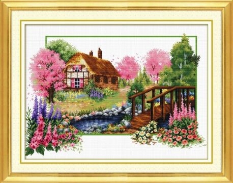 Kanva s potiskem sada (kanva, mulina)