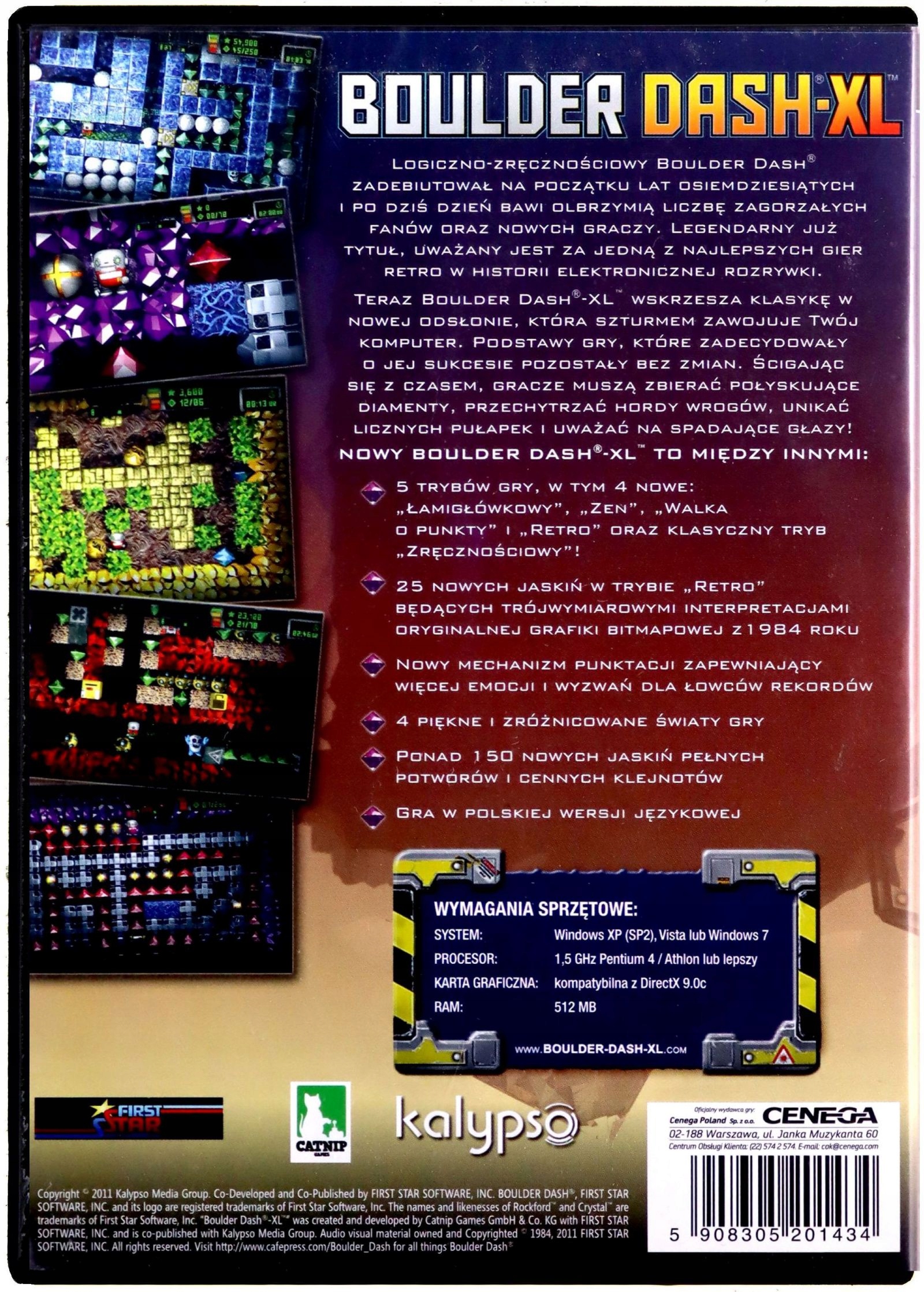 BOULDER DASH-XL (GRA PC) Rodzaj wydania Podstawa