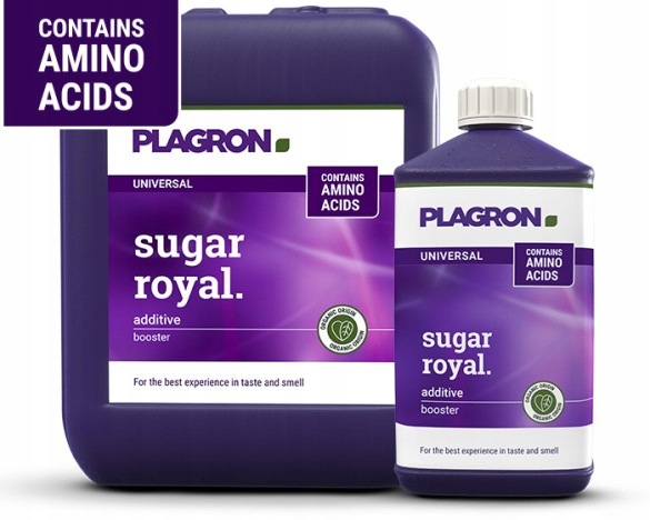 Plagron Sugar Royal 5L Poprawia smak, zapach, Przyspiesza wzrost i kwitn.