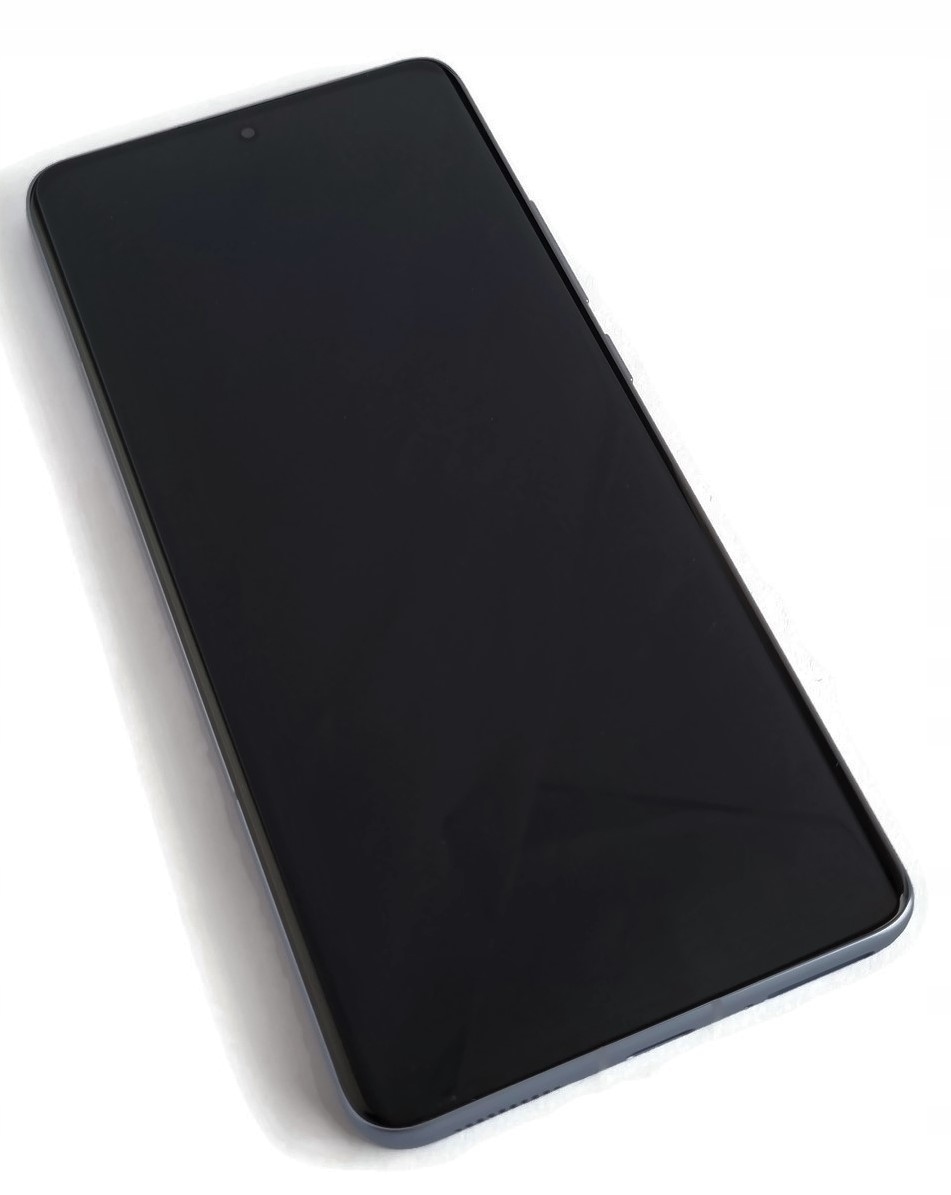 Org LCD displej originální s rámečkem pro Xiaomi 12 (2201123G) modrý